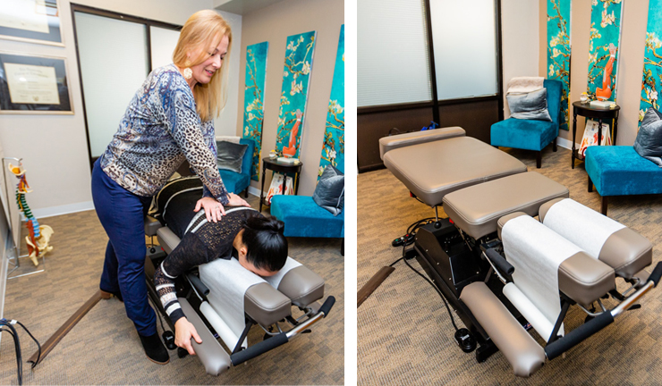 Peninsula RSI Chiropractic Wellness Center's treatment room